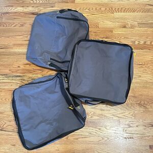 Mountainsmith Modular Hauler Cube Zip-top Tote w/ Handle LOT OF 3 Gray Diff Size